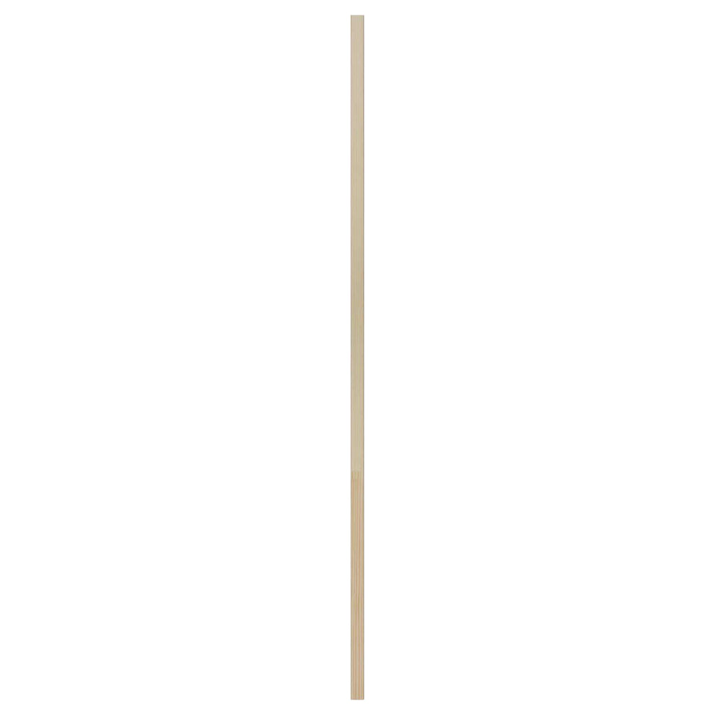 vidaXL Schranktür 4 pcs Natur 110 x 2,1 x 39,5 cm Massives Kiefernholz