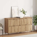 vidaXL Aufbewahrungsschrank 2 pcs Artisan-Eiche 60 x 35 x 70 cm