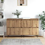 vidaXL Sideboards 2 pcs Artisan-Eiche