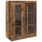 vidaXL Wandmontierte Schränke 2 pcs Altholz 69,5 x 34 x 90 cm
