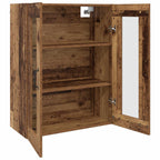 vidaXL Wandmontierte Schränke 2 pcs Altholz 69,5 x 34 x 90 cm