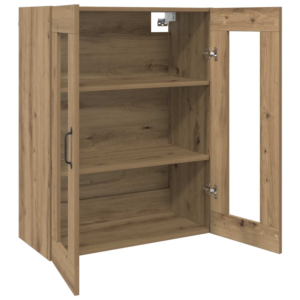 vidaXL Wandmontierte Schränke 2 pcs Artisan-Eiche 69,5 x 34 x 90 cm