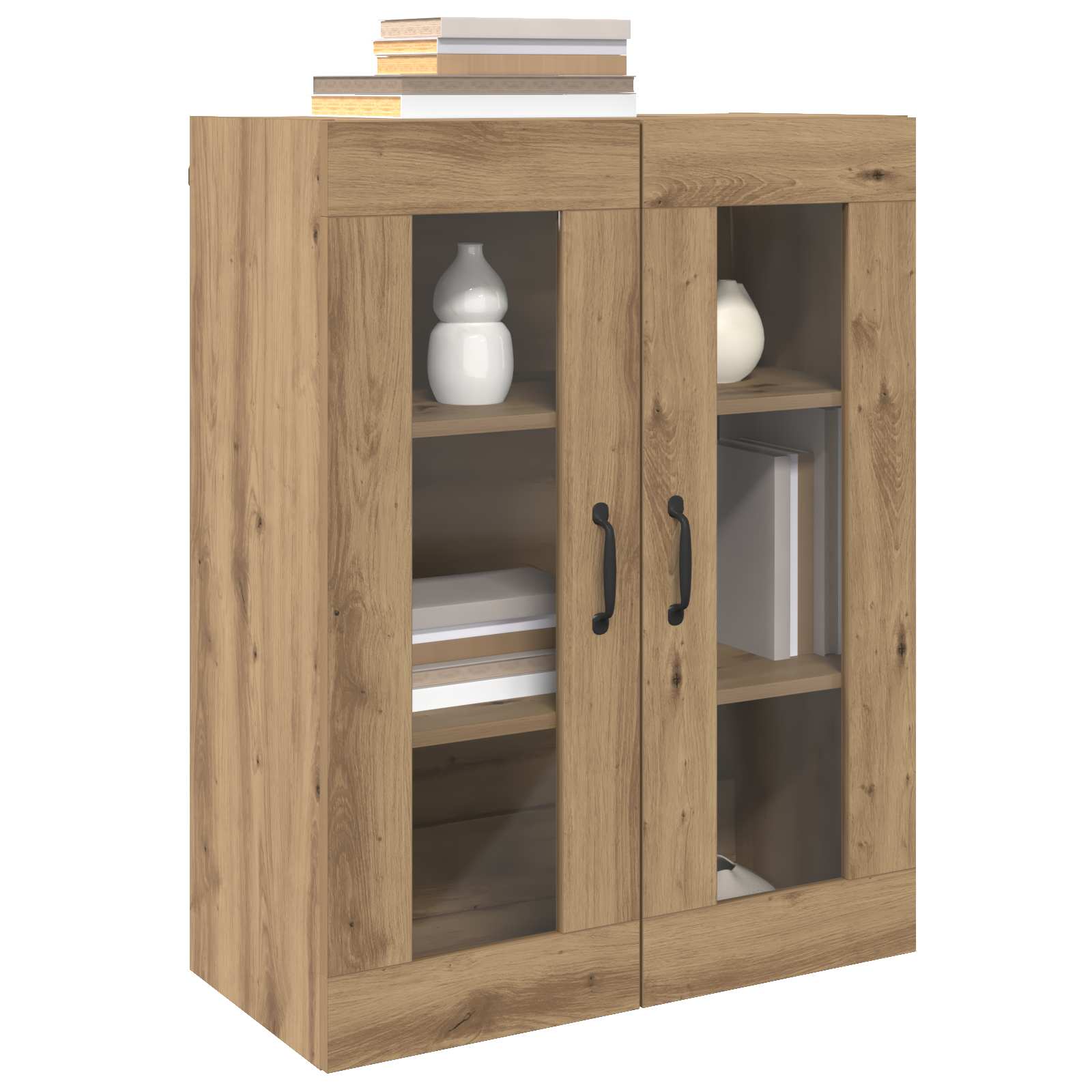 vidaXL Wandmontierte Schränke 2 pcs Artisan-Eiche 69,5 x 34 x 90 cm