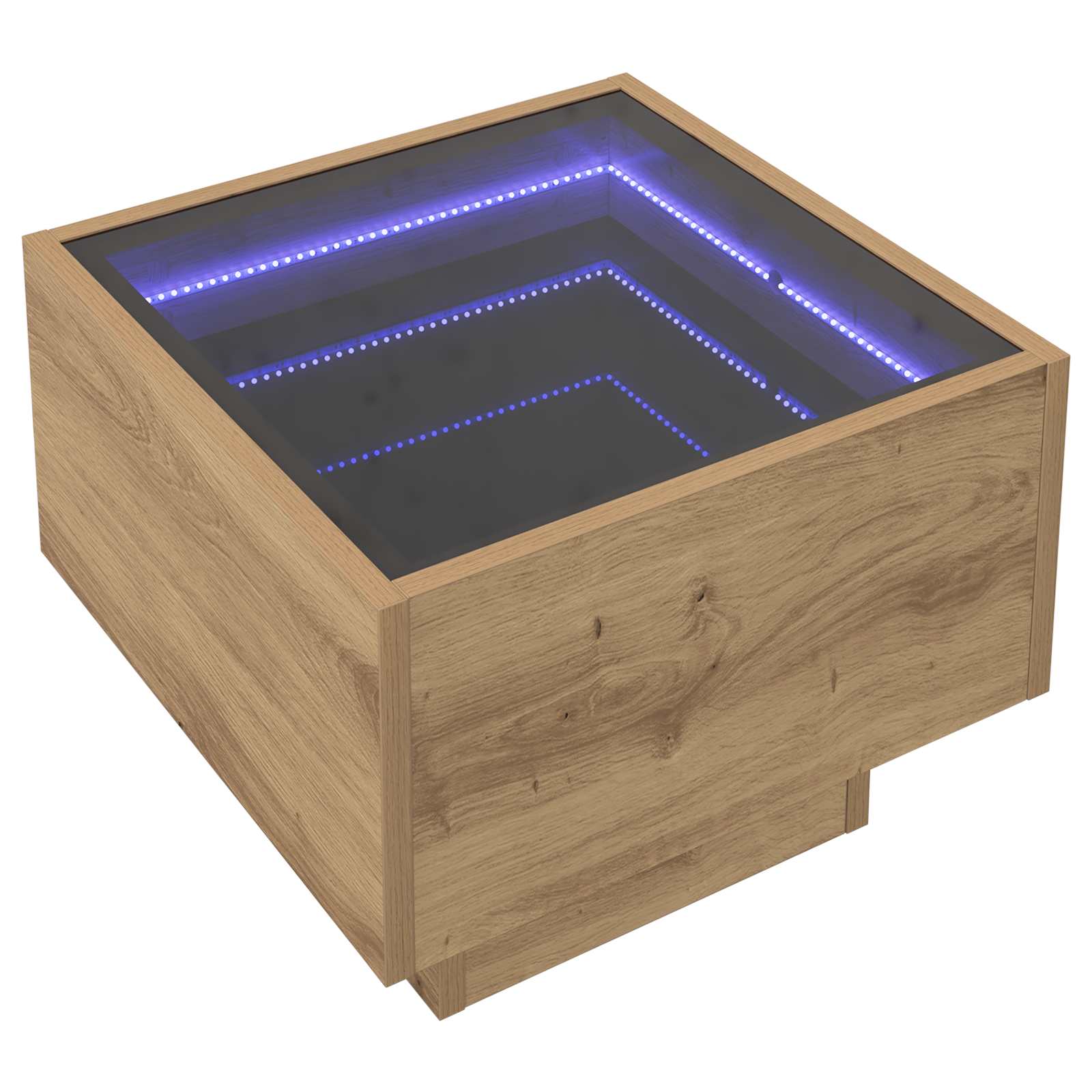 vidaXL Couchtisch Artisan-Eiche 40 x 40 x 30 cm Holzwerkstoff