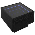 vidaXL Couchtisch Schwarz Eichen-Optik 40 x 40 x 30 cm Holzwerkstoff
