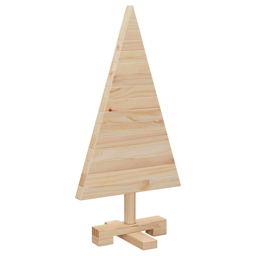 vidaXL Weihnachtsbäume mit Ständer Natur 60 cm Massivholz Kiefer