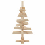 vidaXL Weihnachtsbäume mit Ständer Natur 60 cm Massivholz Kiefer