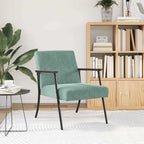 vidaXL Sessel Meergrün 59 x 75 x 78 cm Samt