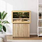 vidaXL Terrarium Braun 80 x 50 x 50 cm OSB