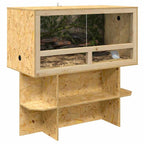 vidaXL Terrarienbasis Braun 100 x 50 x 50 cm OSB
