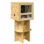 vidaXL Terrarienbasis mit Regal Braun 40 x 40 x 50 cm OSB