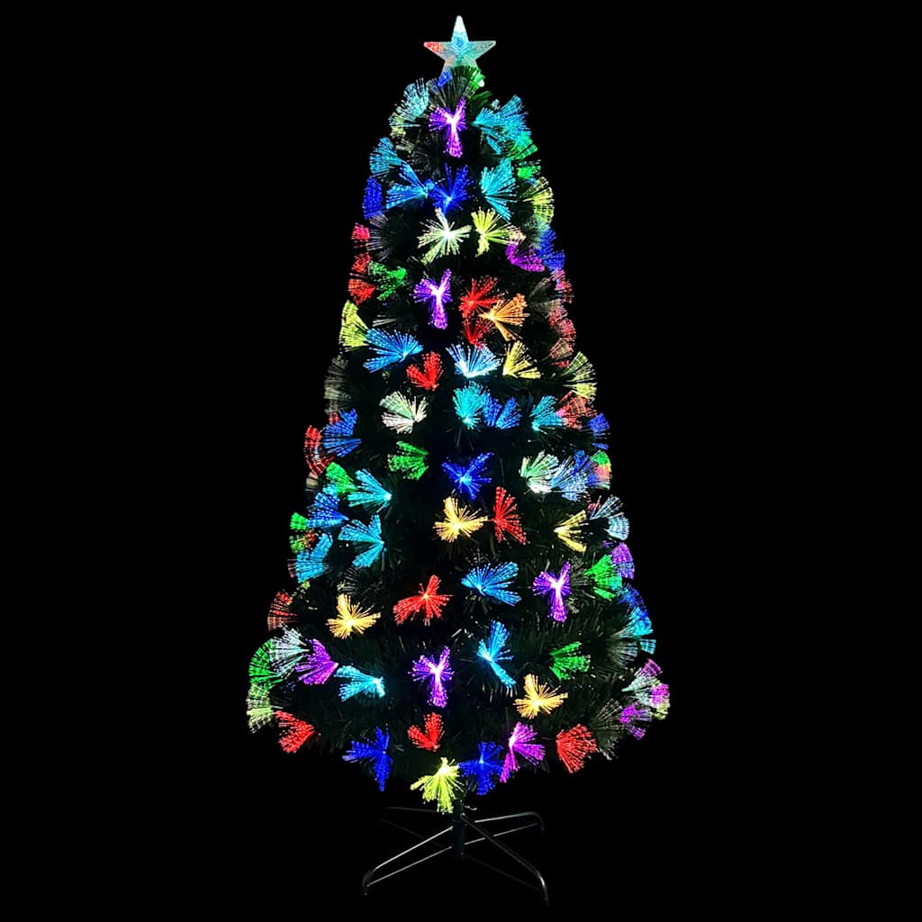 vidaXL Künstlicher Weihnachtsbaum mit 210 LEDs Grün 180 cm PVC