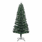 vidaXL Künstlicher Weihnachtsbaum mit 300 LEDs Grün 240 cm PVC