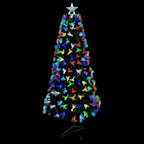 vidaXL Künstlicher Weihnachtsbaum mit 300 LEDs Grün 240 cm PVC