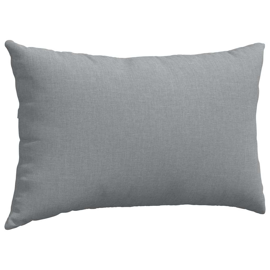 vidaXL Sofakissen 2 pcs Hellgrau 50 x 30 cm Stoff