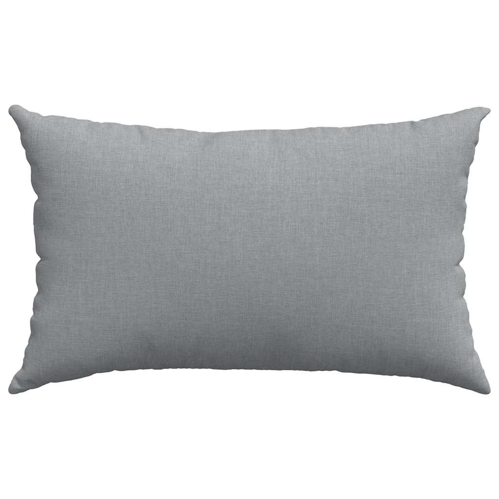 vidaXL Sofakissen 2 pcs Hellgrau 50 x 30 cm Stoff