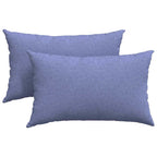 vidaXL Sofakissen 2 pcs Jeans blau 50 x 30 cm Stoff