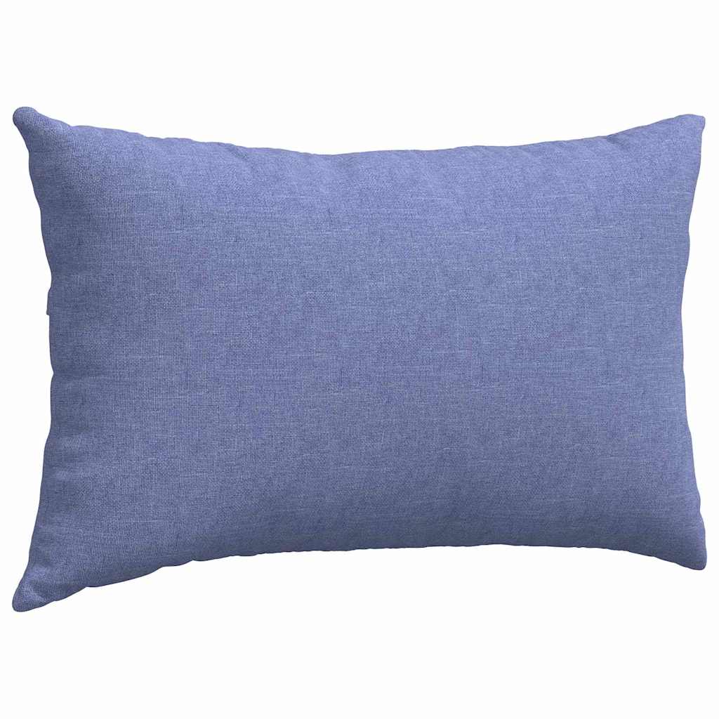 vidaXL Sofakissen 2 pcs Jeans blau 50 x 30 cm Stoff