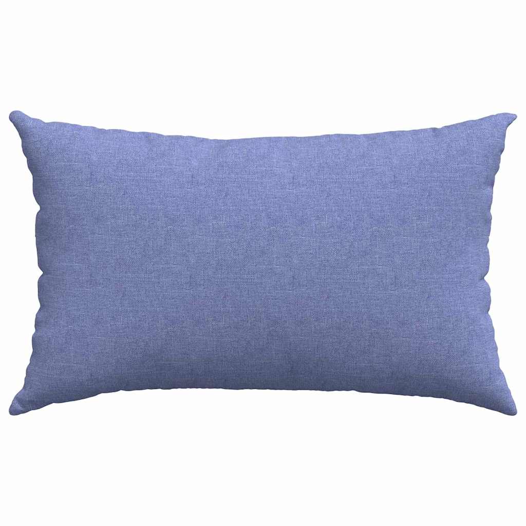 vidaXL Sofakissen 2 pcs Jeans blau 50 x 30 cm Stoff