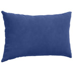 vidaXL Sofakissen 2 Stück Polizeiblau 50 x 30 cm Cordstoff