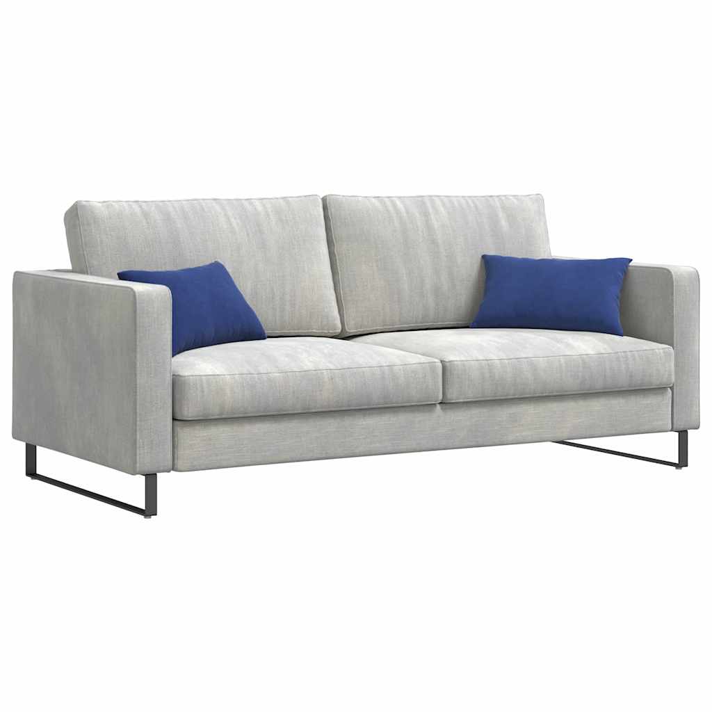 vidaXL Sofakissen 2 Stück Polizeiblau 50 x 30 cm Cordstoff