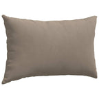 vidaXL Sofakissen 2 Stück Taupe 50 x 30 cm Stoff