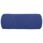 vidaXL Bolsterkissen 2 Stück Polizeiblau Ø 15 x 40 cm Cordstoff