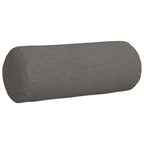 vidaXL Bolsterkissen 2 pcs Hellgrau Ø 15 x 40 cm Cordstoff