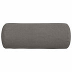 vidaXL Bolsterkissen 2 pcs Hellgrau Ø 15 x 40 cm Cordstoff
