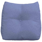 vidaXL Rücken Kissen Jeans blau 45 x 24 x 50 cm Stoff