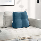 vidaXL Rückenkissen Blau 45 x 24 x 50 cm Samt