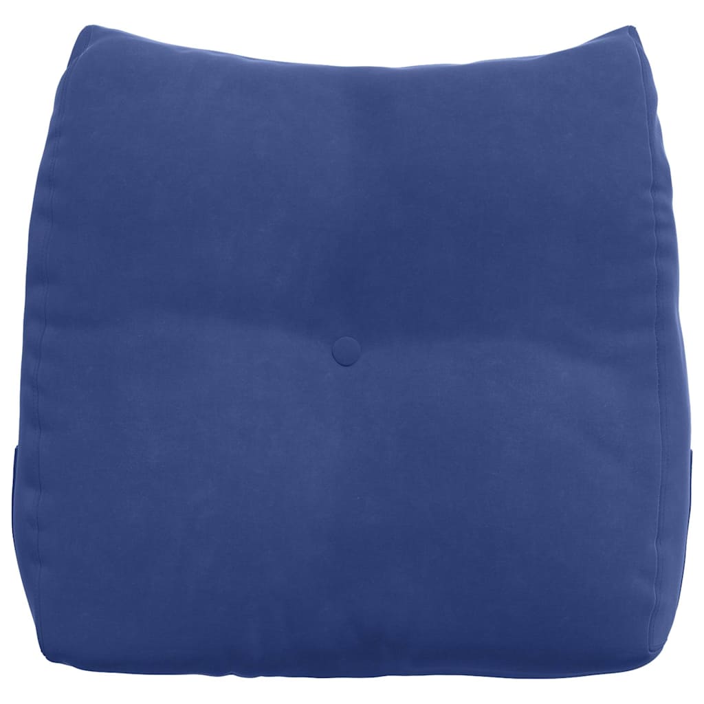 vidaXL Rückenkissen Polizeiblau 45 x 24 x 50 cm Samt
