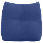 vidaXL Rückenkissen Polizeiblau 45 x 24 x 50 cm Samt