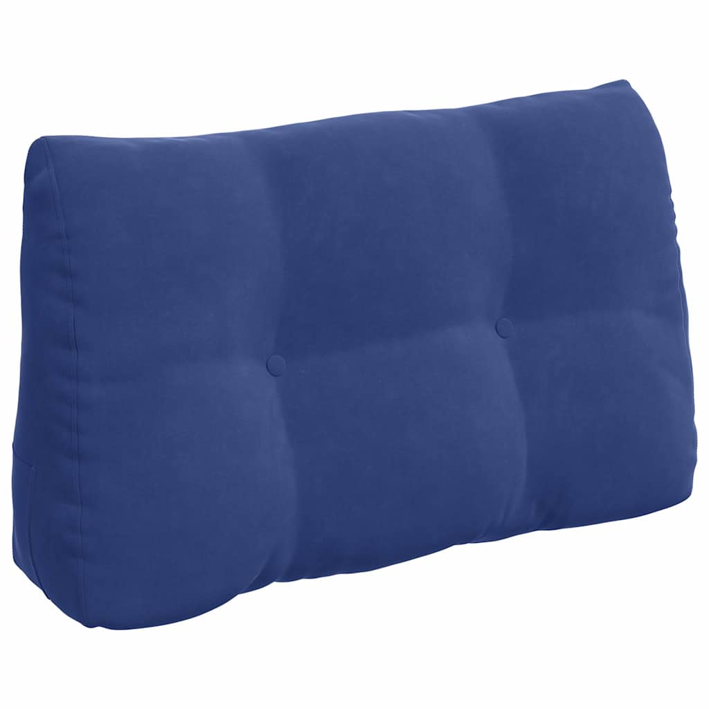 vidaXL Rücken Kissen Polizeiblau 80 x 24 x 50 cm Samt