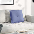 vidaXL Rückenkissen Jeans blau 50 x 19 x 45 cm Stoff