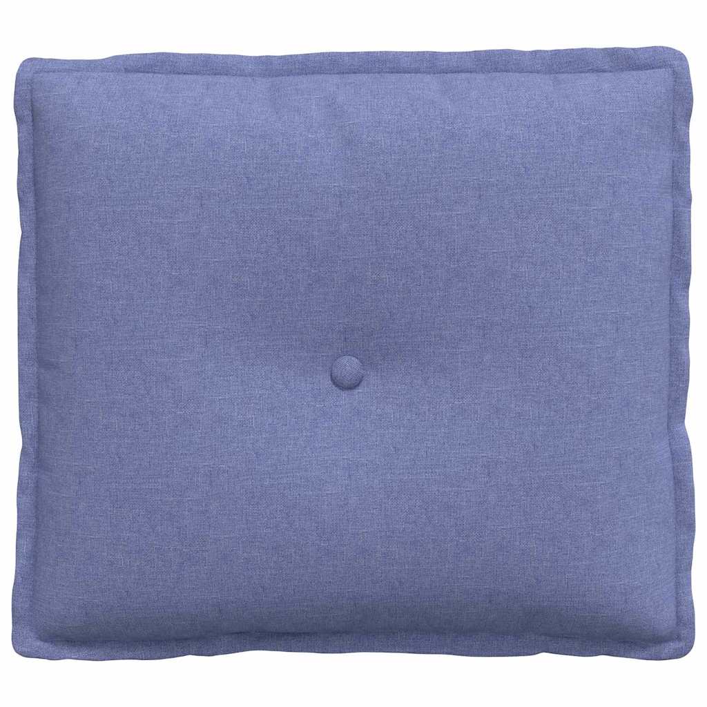 vidaXL Rückenkissen Jeans blau 50 x 19 x 45 cm Stoff