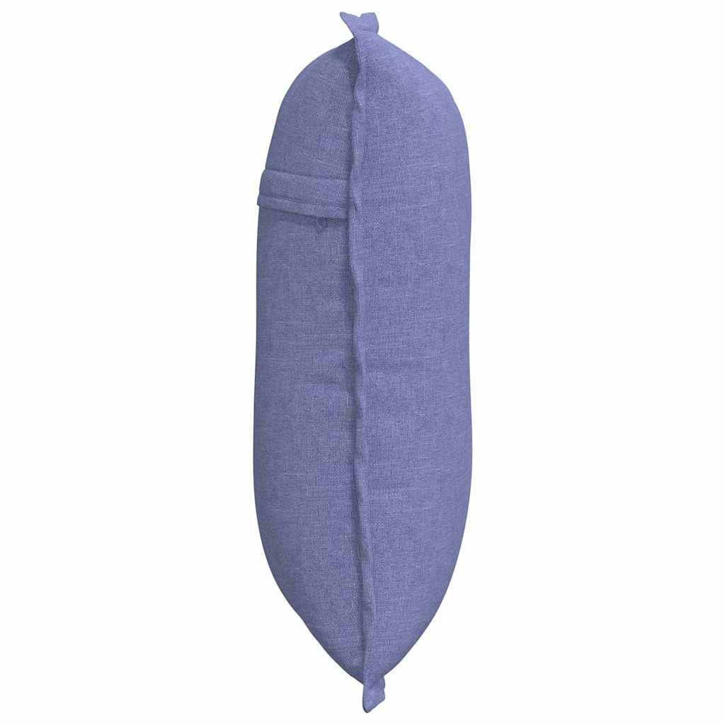 vidaXL Rückenkissen Jeans blau 50 x 19 x 45 cm Stoff