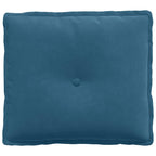 vidaXL Rückenkissen Blau 50 x 45 cm Cordstoff