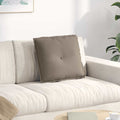 vidaXL Rückenkissen Taupe 50 x 45 cm Mikrofaserstoff