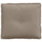 vidaXL Rückenkissen Taupe 50 x 45 cm Mikrofaserstoff