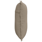 vidaXL Rückenkissen Taupe 50 x 45 cm Mikrofaserstoff