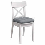 vidaXL Sitzkissen 4 pcs Hellgrau 40 x 40 x 12 cm Stoff