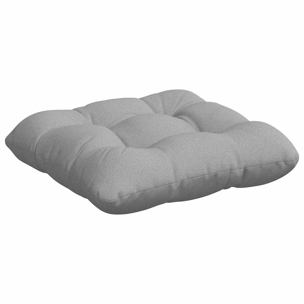 vidaXL Sitzkissen 4 pcs Wolkengrau 40 x 40 x 12 cm Stoff