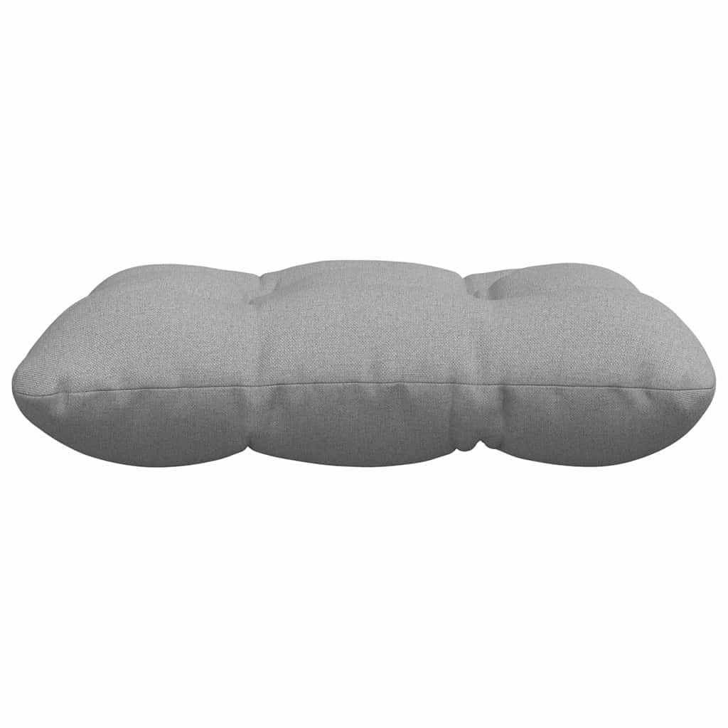 vidaXL Sitzkissen 4 pcs Wolkengrau 40 x 40 x 12 cm Stoff