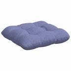 vidaXL Sitzkissen 4 pcs Jeans blau 40 x 40 x 12 cm Stoff