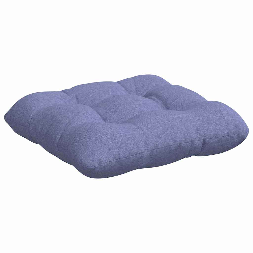 vidaXL Sitzkissen 4 pcs Jeans blau 40 x 40 x 12 cm Stoff