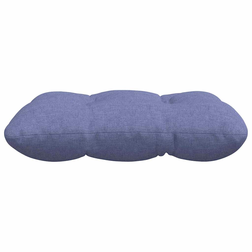 vidaXL Sitzkissen 4 pcs Jeans blau 40 x 40 x 12 cm Stoff