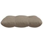 vidaXL Sitzkissen 4 pcs Taupe 40 x 40 cm Mikrofaserstoff