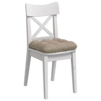 vidaXL Sitzkissen 4 pcs Taupe 40 x 40 cm Mikrofaserstoff
