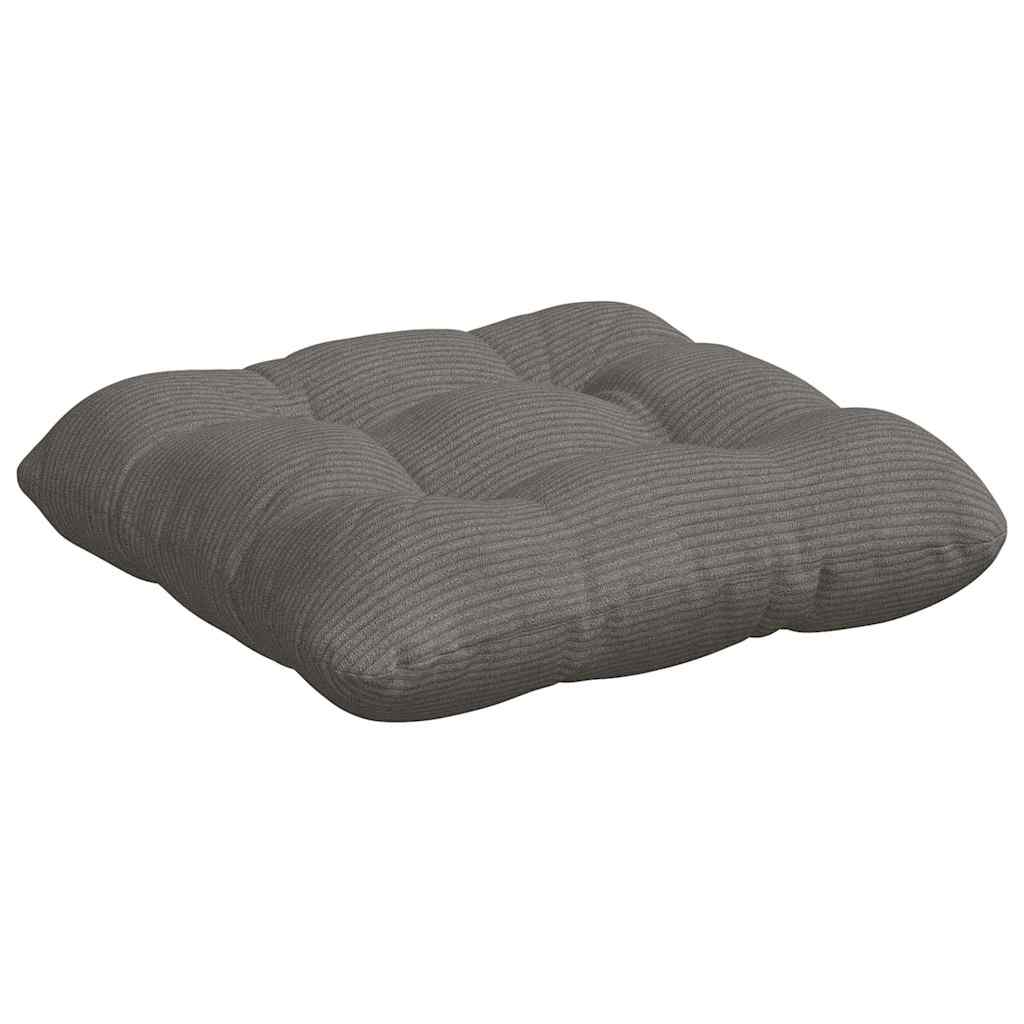 vidaXL Sitzkissen 4 pcs Hellgrau 40 x 40 cm Cordstoff